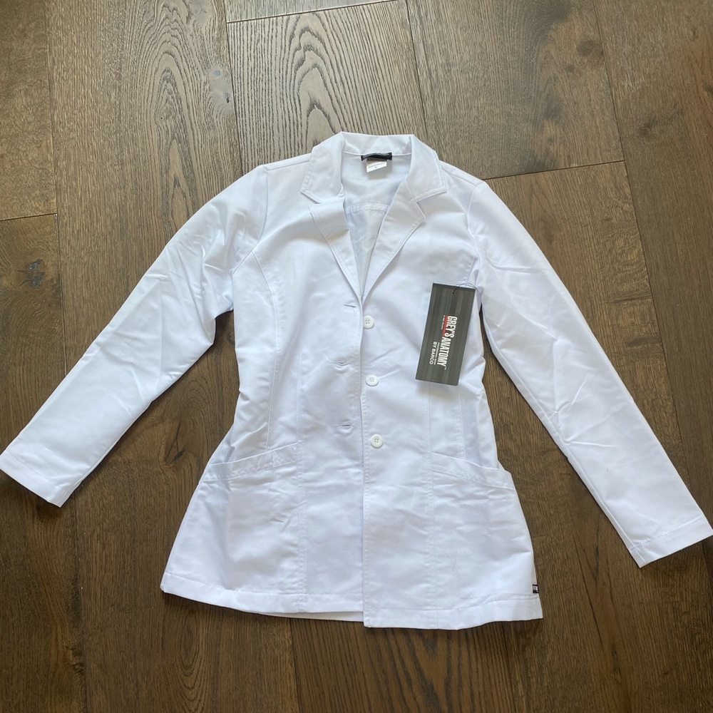 White lab coat new w tags never worn